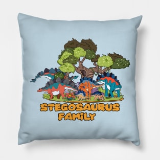 Stegosaurus family Pillow