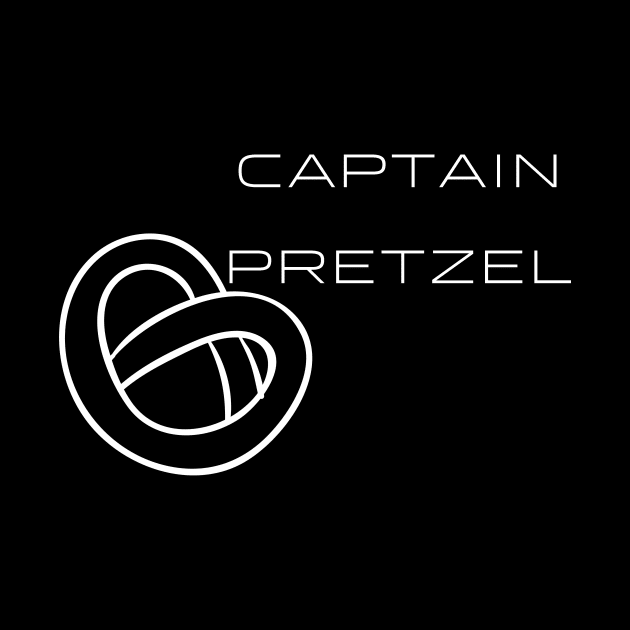 Captain Pretzel Typography White Design by Stylomart