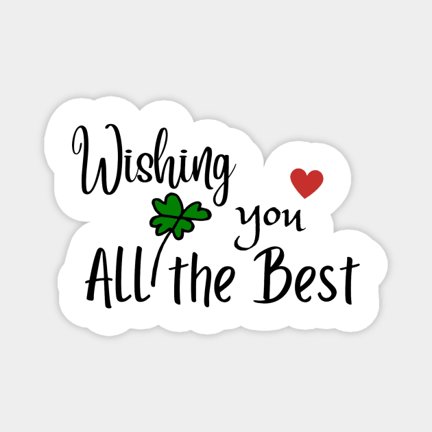 Wishing you all the best Magnet by Simple D.