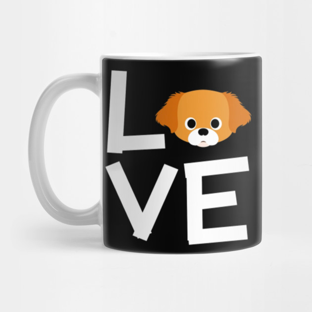 Funny Short Haired Pekingese Tshirt I Love Dog Gifts For Dog Lover