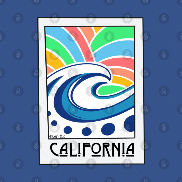 Discover California waves - California - T-Shirt