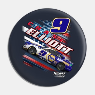 Chase Elliott Patriotic Pin