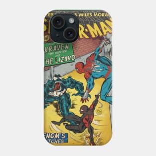 "Venom's Clutches" Comic Book Cover Fan Art Phone Case