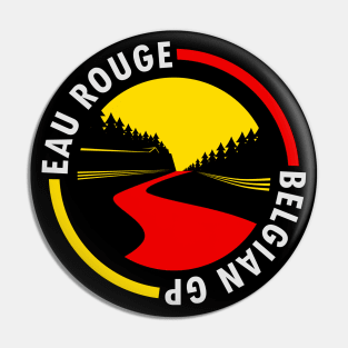 Eau Rouge - Belgian GP Design Pin