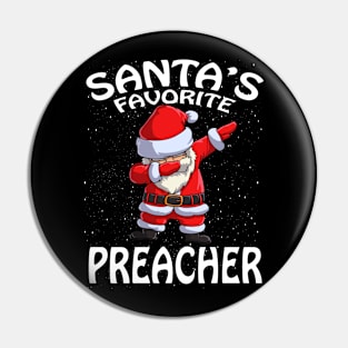 Santas Favorite Preacher Christmas Pin