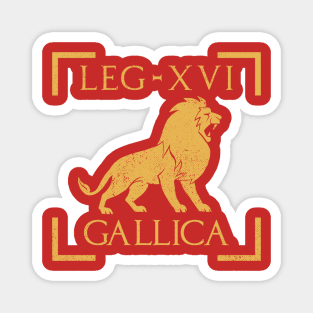 Legio XVI Gallica Lion Emblem Roman Legion Magnet