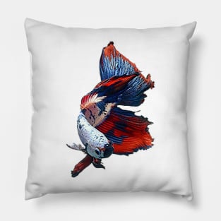 halfmoon betta fish Pillow