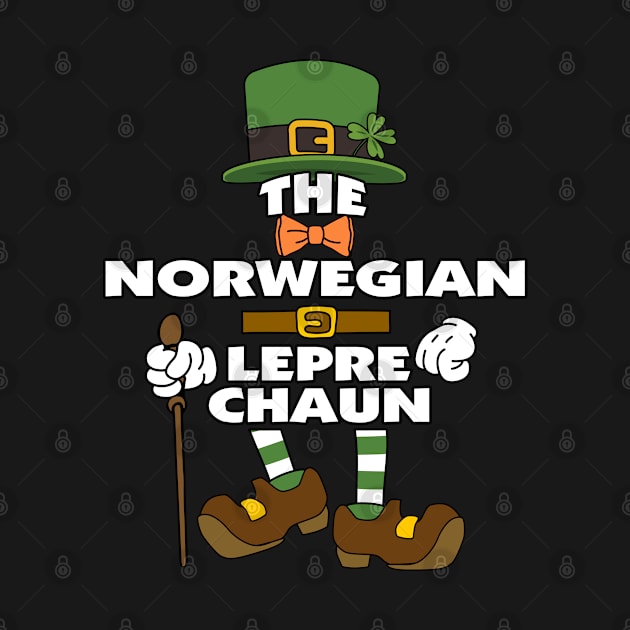 The Norwegian Leprechaun St Patrick's Day Celebration Matching Outfits Group Attire by HappyGiftArt