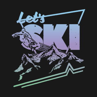 Retro Ski  - Vintage 80s 90s Ski T-Shirt