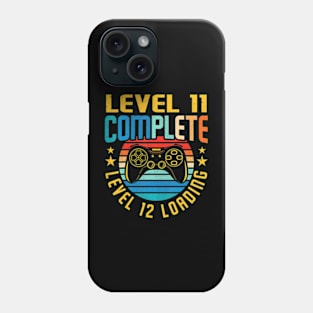 Level 11 Complete Level 12 Loading 11th Birthday Video Gamer Phone Case