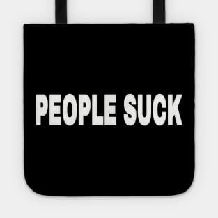 PEOPLE SUCK - Front Tote