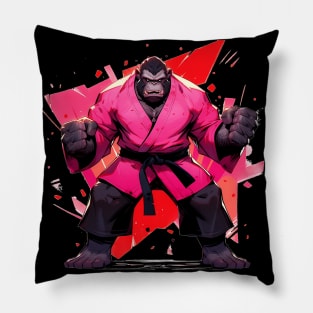 Karate Master Gorilla Pillow