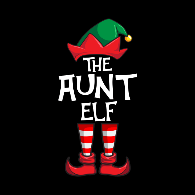 Aunt Elf Matching Family Christmas Auntie by hazlleylyavlda