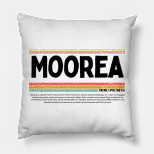 Moorea, French Polynesia Pillow