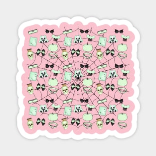 Cute Girly Halloween Magnet