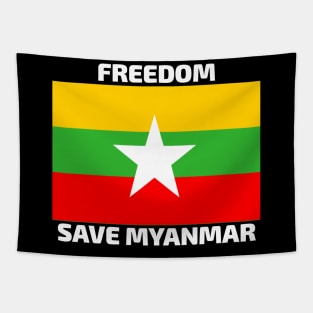 Save Myanmar Tapestry