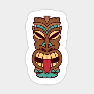 Funny Tribal Tiki Head Magnet