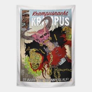 Beware The Krampuslauf! by Grafixs© Tapestry