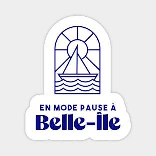 Belle Ile in break mode - Brittany Morbihan 56 Sea Holidays Beach Magnet