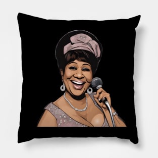 Aretha Franklin Pillow