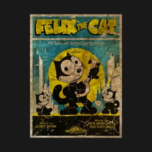 Felix The Cat - Poster Retro T-Shirt