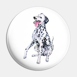 hand drawn Dalmatian Pin