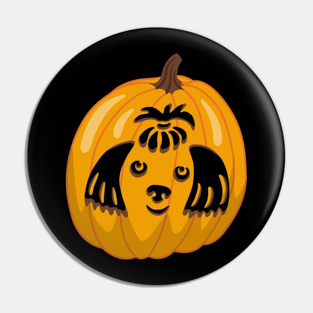 Dog-O-Lantern VI Pin by illucalliart