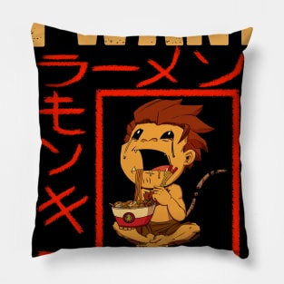 Monkey Ramen Pillow