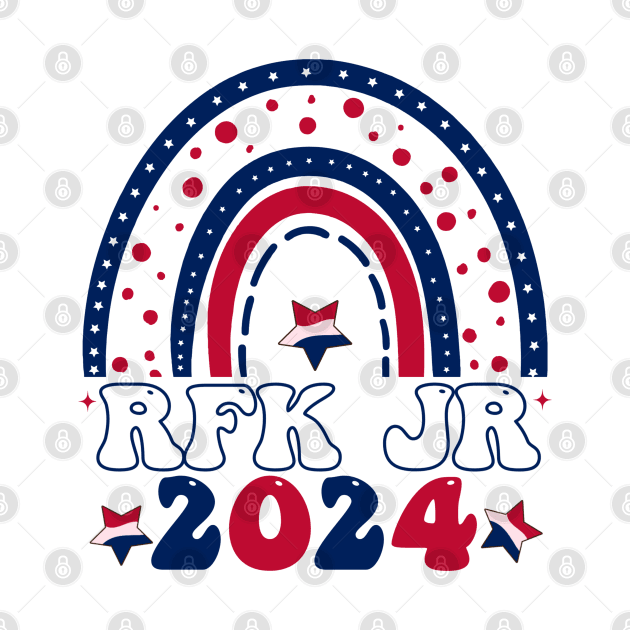 Robert Kennedy JR. 2024 Presidential RFK JR 2024 Groovy Design by Pezzolano