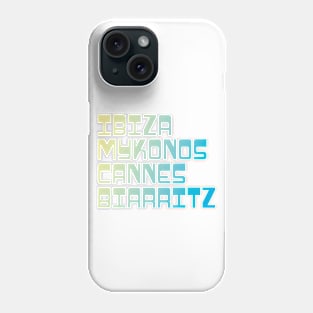 Holiday Beach Shirt / Ibiza Mykonos Cannes Biarritz Phone Case