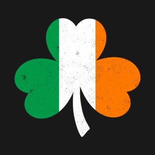 Vintage Shamrock - Flag - St. Patricks Day T-Shirt