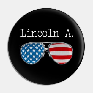 USA PILOT GLASSES - ABRAHAM LINCOLN Pin