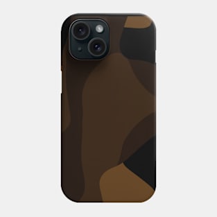 brown abstract Phone Case