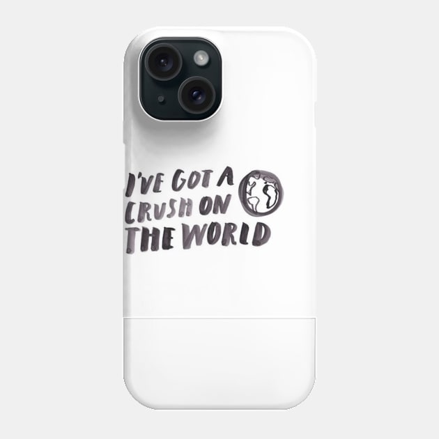 A crush on the world. Phone Case by gymgirl