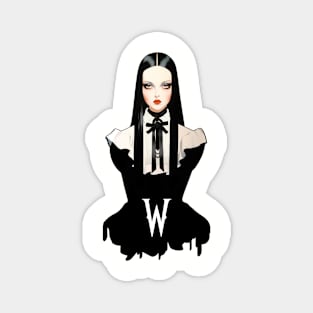 Wednesday Addams Fashion T-Shirt Magnet