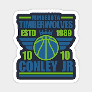 Minnesota Timberwolves Conley Jr 10 Basketball Retro Magnet