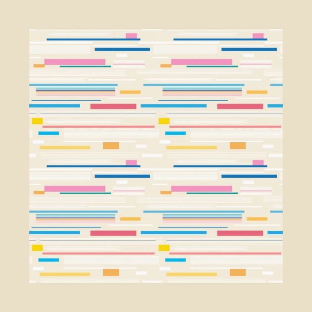 Morse Code Pastel Pattern by Tobe_Fonseca