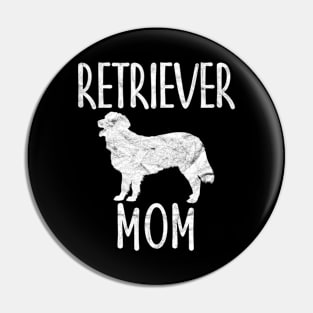 Vintage Retriever Mom Gift Dog Owner Pet Mother Retrievers Pin