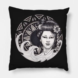 Geisha Mandala Pillow