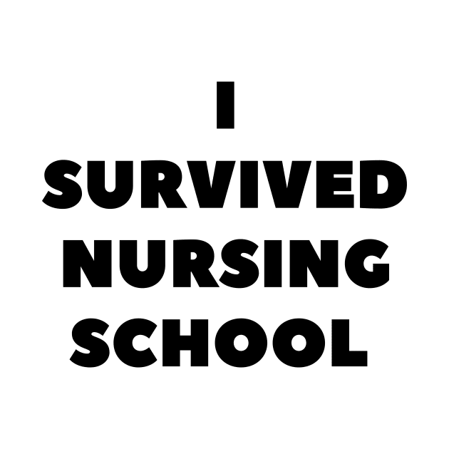 I survived Nursing school by Word and Saying