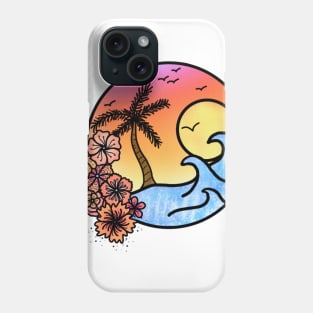 Sunset on the Beach Phone Case