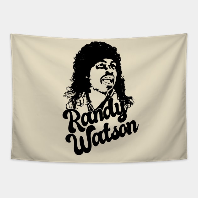 Retro Randy Watson 1988 Style Classic Tapestry by Hand And Finger