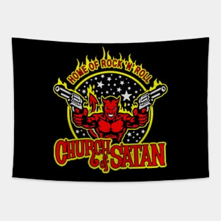 Church Of Satan - Home of Rock 'N' Roll (Colour) Tapestry