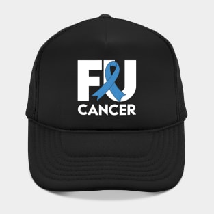Fuck Cancer Survivor Colon Cancer Awareness Hat