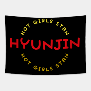 Hot Girls Stan HYUNJIN Stray Kids Tapestry