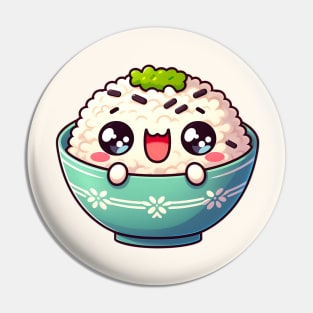 Adorable Rice Bowl Delight Pin