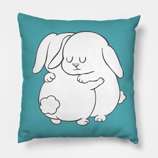 Bunnies Hugs Pillow