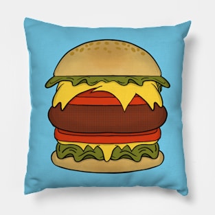 Cool Burger Pillow