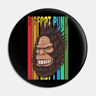 Bigfoot Punk Pin