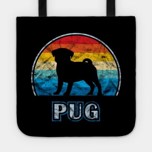 Pug Vintage Design Dog Tote